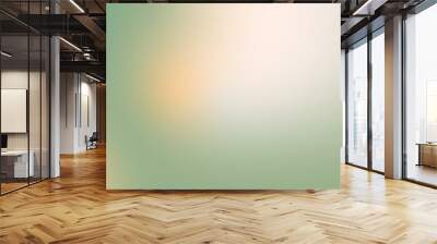 Abstract soft gradient background beige rose peach green shaded effect blurred natural pale colours	 Wall mural