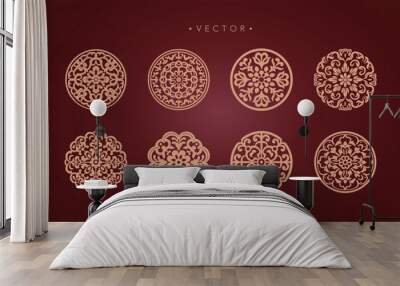 Chinese traditional decorative pattern	 Wall mural