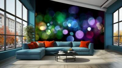 abstract colorful lights Wall mural