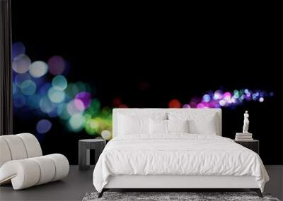 Abstract lights Wall mural