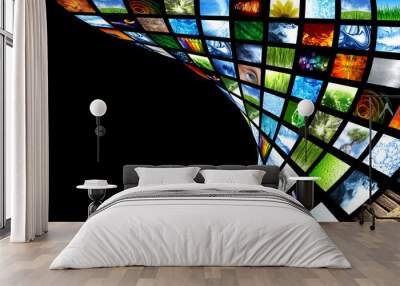 collection of images Wall mural