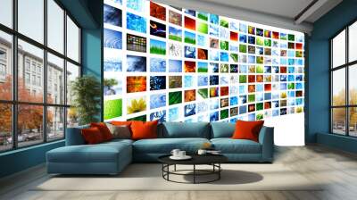 Collection of images Wall mural