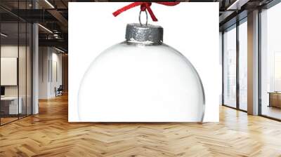 Empty Christmas ornament Wall mural