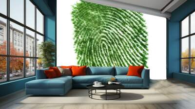 Fingerprint of grass Wall mural