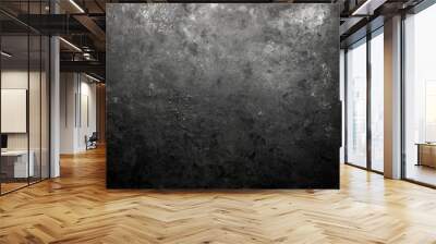 Rough, dark stone background lit by spotlight background Wall mural