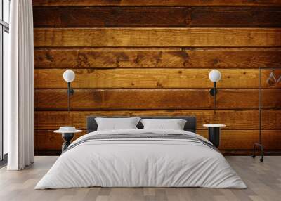 Striped wooden background Wall mural