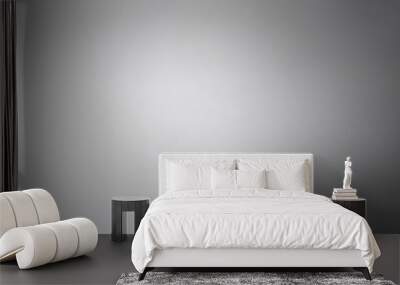 soft gray gradient background with subtle light Wall mural