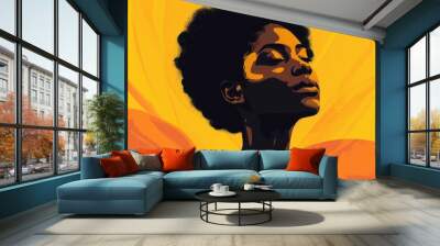 A black history month background image Wall mural