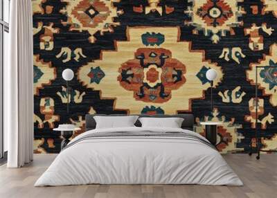 This pattern showcases elegant swirls and vibrant colors for diverse designs Wall mural