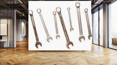 wrench set, metal wrenches  Wall mural