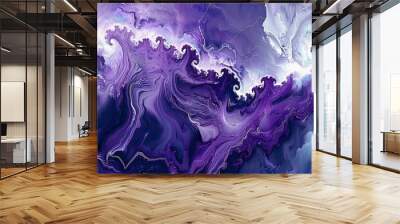 abstract background with water Wall mural