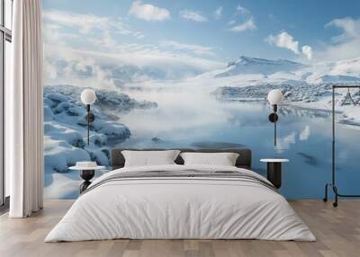 landscape in the mountains Wall mural