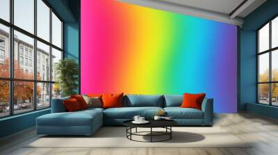 Abstract blurred rainbow background. Colorful wallpaper. Bright colors. Wall mural