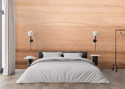 Abstract Wooden background. Brown wood made from oak material. Wall mural