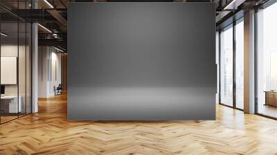 Empty gray background and spotlight with studio for showing or design. Blank backdrop made from cement material. Realistic 3D render. Wall mural