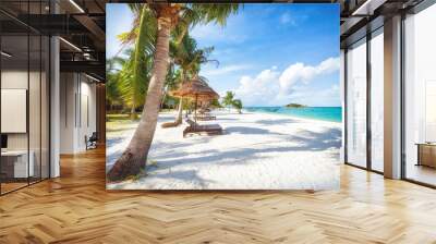 Asian tropical beach paradise in Thailand Wall mural