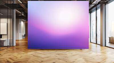 Purple white Gradient background. Beauty blurred violet backdrop. Vector illustration for your graphic design, banner, poster, card Wall mural