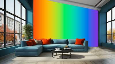 LGBT symbol and rainbow gradient background. Colorful rainbow gradient blurred background. Wall mural