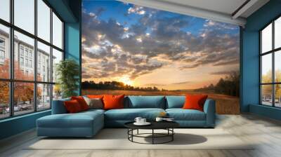 Northwoods Sunrise Wall mural