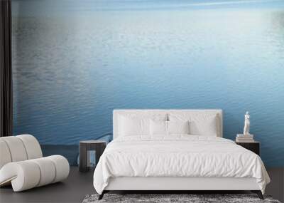 Calm lake in Sweden during the morning hours  Wall mural