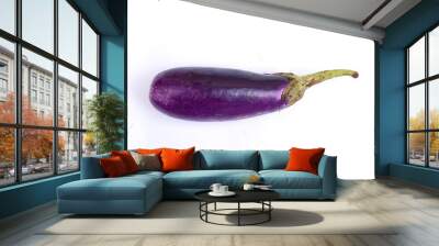 Fresh eggplant Wall mural