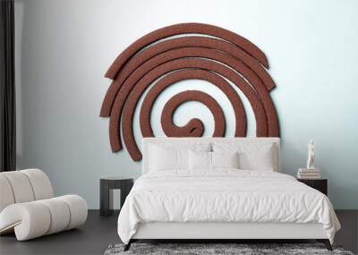 Mosquito coils of brown beads Wall mural