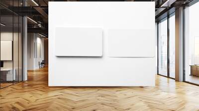 Stack of business cards Wall mural