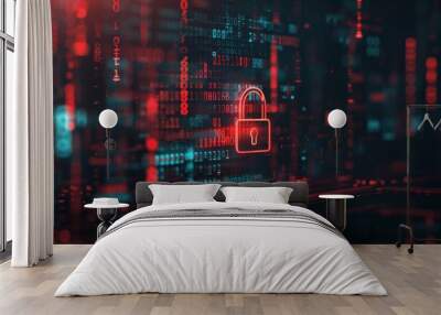 Safe technology practices protect user privacy and ensure secure, virus-free environments through decentralized cyber security auditing. Wall mural