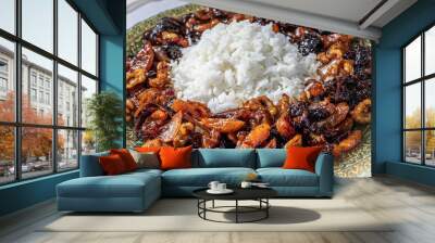 Moroccan Tanzia - A festive Moroccan dried fruit stew for couscous or rice. Wall mural