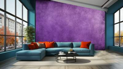 Purple grunge background or texture with space. Dark purple grunge texture background Wall mural