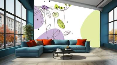 greeting card Wall mural