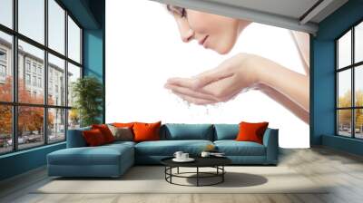 woman beauty Wall mural