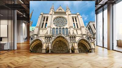 Cathedral of Our Lady of Chartres in France Wall mural