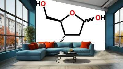 Deoxyribose, a precursor to DNA Wall mural