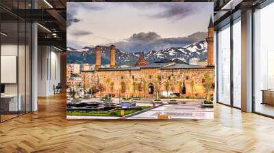 The Grand Mosque in Erzurum, Turkey Wall mural