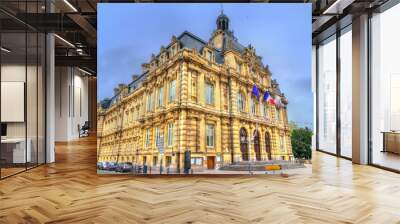 Town hall of Tourcoing, a city near Lille in Northern France Wall mural