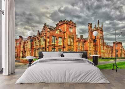 View of Queen's University in Belfast - Northern Ireland Wall mural