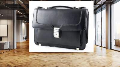 Black small suitcase Wall mural