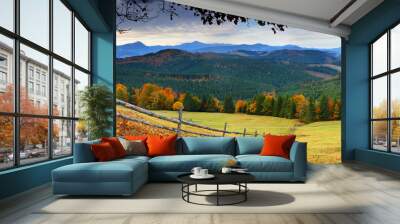 autumn landscape Wall mural