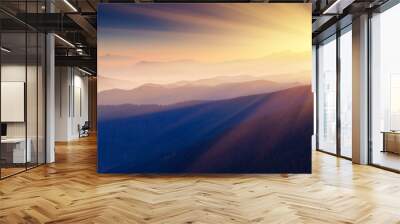 mountain landscape Wall mural