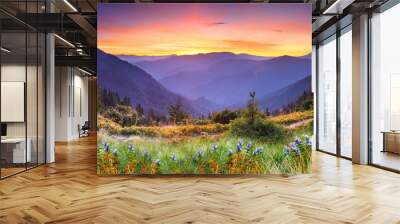 mountain landscape Wall mural