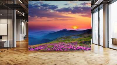 mountain landscape Wall mural