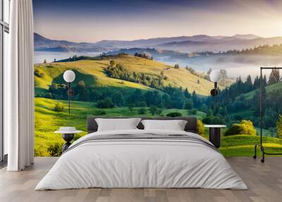 mountains landscape Wall mural