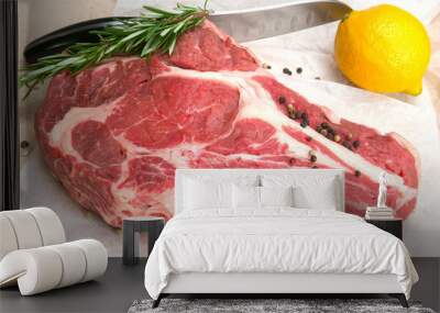 raw meat - beef Wall mural