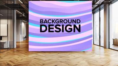 Modern abstract background for presentation design, dynamic shapes composition. Vector illustration Wall mural