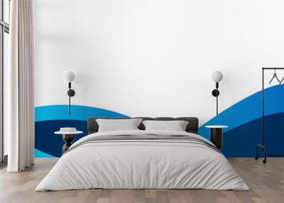 Curve Footer Wall mural