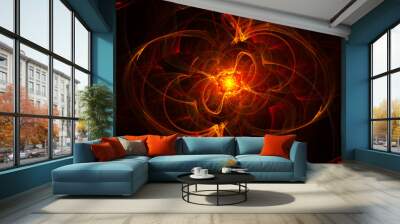 abstract fire 2 Wall mural