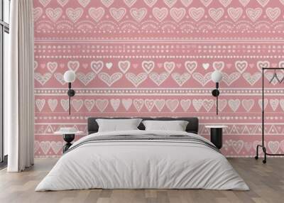 seamless pattern with lace Wall mural