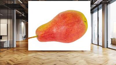 One pear isolate on a white background. Fruit, healthy food. Wall mural