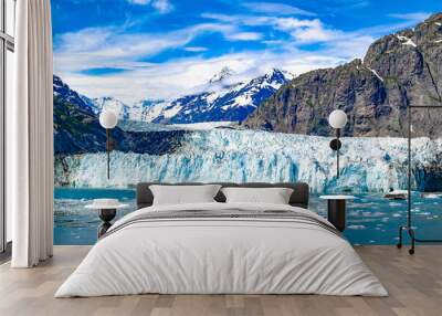 Nature views of Alaska coastline and Alaskan glaciers Wall mural